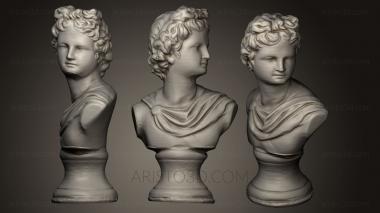 Busts and heads antique and historical (BUSTA_0397) 3D model for CNC machine